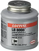 Loctite 51144 Copper LB 8008 C5-A Anti-Seize Lubricant, -20 Degree F Lower Temperature Rating to 1800 Degree F Upper