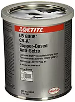 Loctite 51009 Copper LB 8008 C5-A Anti-Seize Lubricant, -20 Degree F Lower Temperature Rating to 1800 Degree F Upper