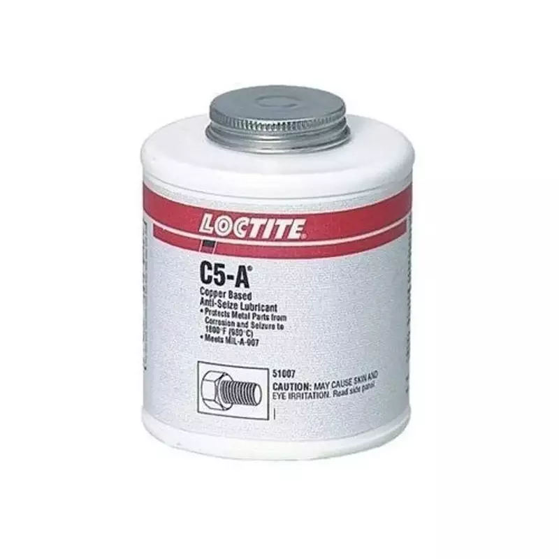 Loctite 51005 Copper LB 8008 C5-A Anti-Seize Lubricant, -20 Degree F Lower Temperature Rating to 1800 Degree F Upper