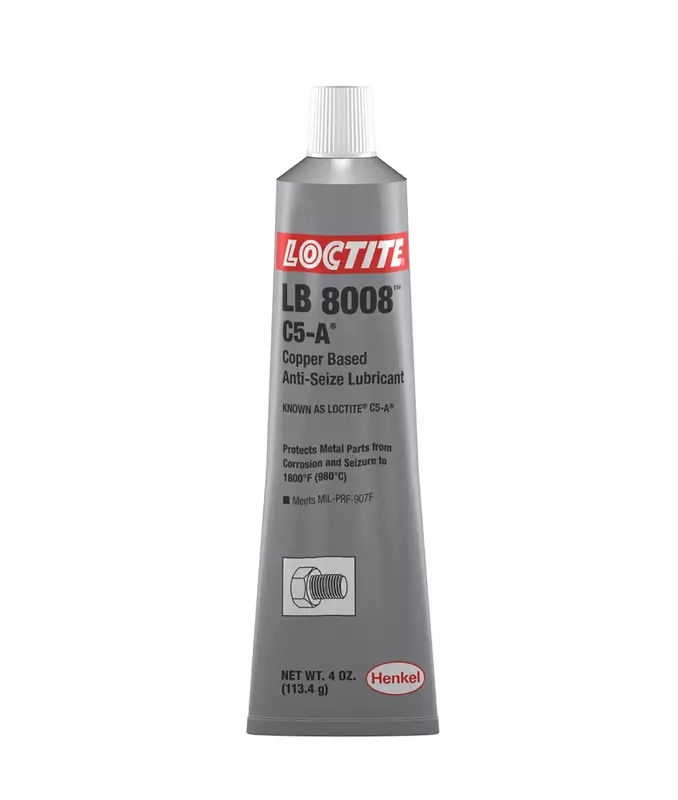 Loctite 234194 Copper LB 8008 C5-A Anti-Seize Lubricant, -20 Degree F Lower Temperature Rating to 1800 Degree F Upper