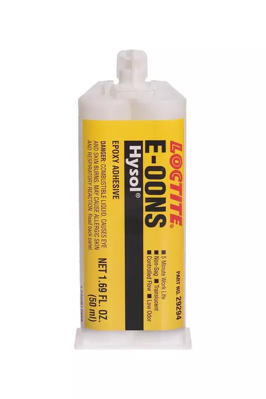 Loctite 29294 Off White E-00NS Hysol Epoxy Structural Adhesive, Non-Sag, 50 mL Cartridge, 1.69 fl. oz.