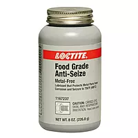 Loctite 1167237 White LB 8014 Food Grade Anti-Seize Lubricant, -20°F to 750°F, 8 fl. oz. Brush Top Can