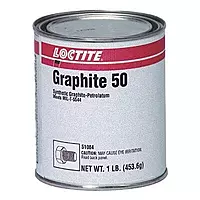 Loctite 51084 Graphite 50 Synthetic and Petrolatum Anti-Seize, 1 lbs Can, Black