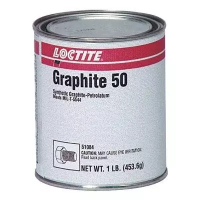Loctite 51084 Graphite 50 Synthetic and Petrolatum Anti-Seize, 1 lbs Can, Black