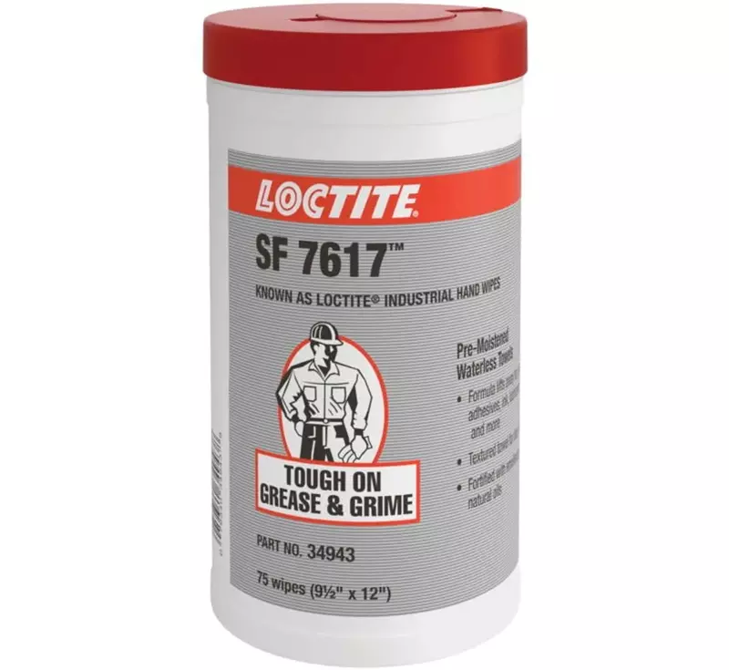 Loctite 34943 Industrial Hand Wipes - 75 Count
