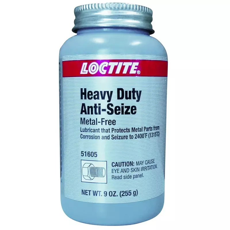 Loctite 51605 Gray LB 8009 Heavy Duty Anti-Seize Lubricant, -20 Degree F Lower Temperature Rating to 2400 Degree F Upper