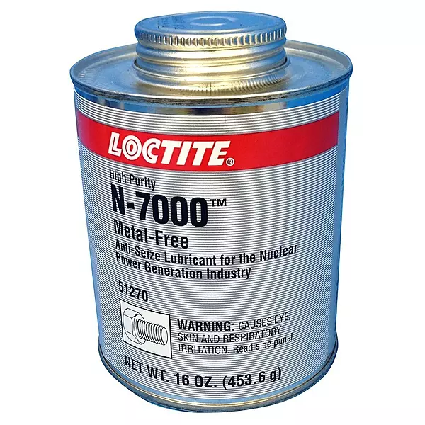 Loctite 51270 Silver LB 8013 High-Purity Anti-Seize Lubricant, -20 Degree F Lower Temperature Rating to 2400 Degree F Upper