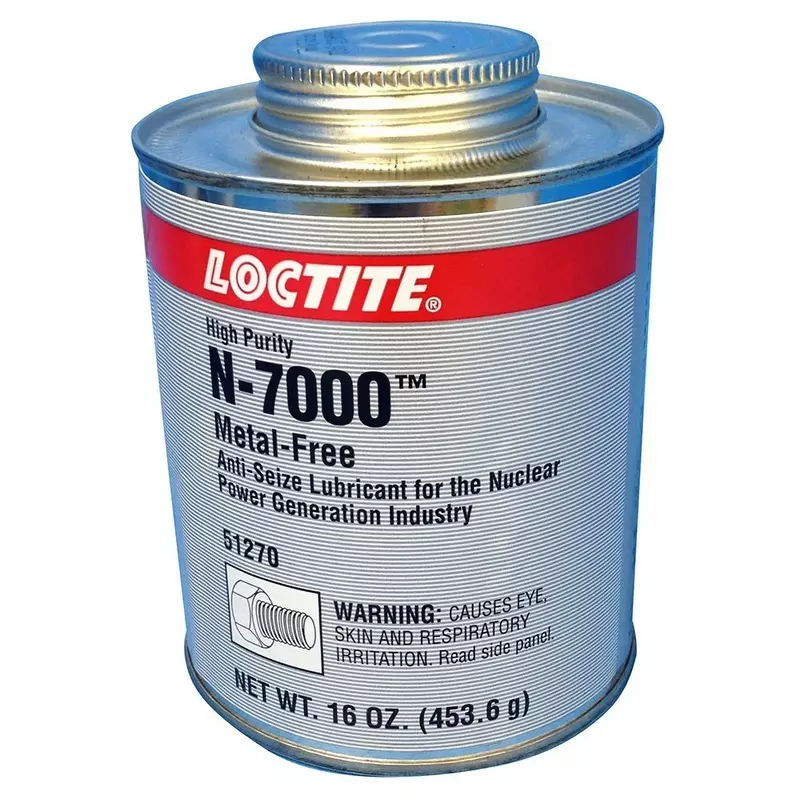 Loctite 51270 Silver LB 8013 High-Purity Anti-Seize Lubricant, -20 Degree F Lower Temperature Rating to 2400 Degree F Upper