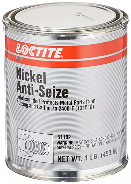 Loctite 51102 Gray LB 771 Nickel Anti-Seize Lubricant, 2400 Degree F Upper Temperature Rating, 1 lb. Can