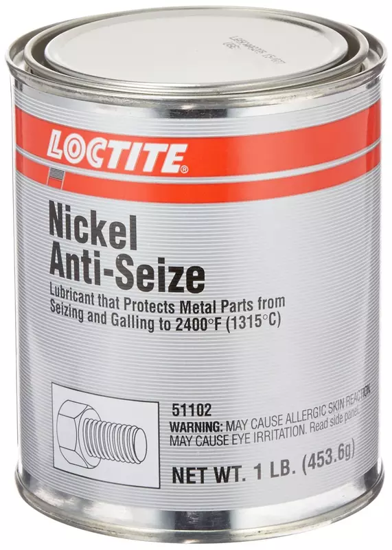 Loctite 51102 Gray LB 771 Nickel Anti-Seize Lubricant, 2400 Degree F Upper Temperature Rating, 1 lb. Can