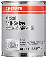 Loctite 51102 Gray LB 771 Nickel Anti-Seize Lubricant, 2400 Degree F Upper Temperature Rating, 1 lb. Can