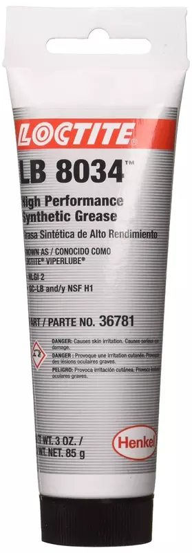 Loctite 36781 ViperLube High Performance Synthetic Grease Tube - 3 oz.