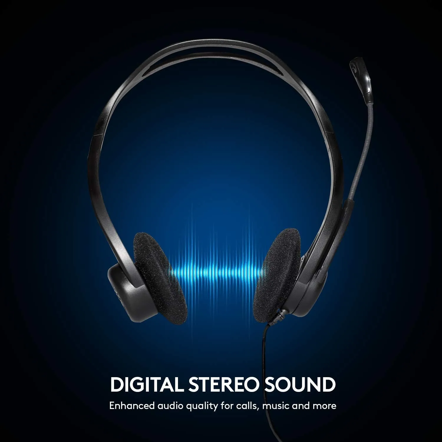 Logitech 960 USB Computer Headset - Black