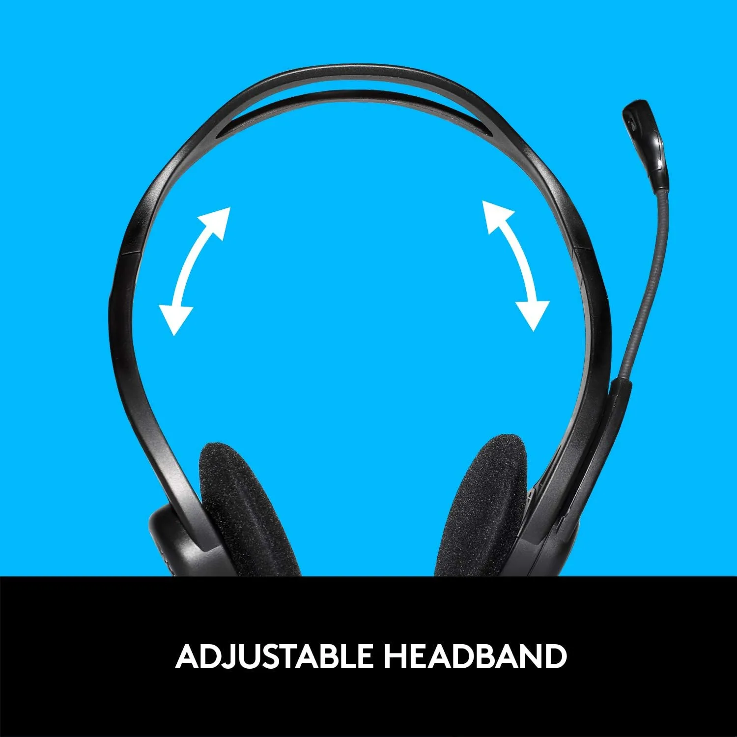 Logitech 960 USB Computer Headset - Black