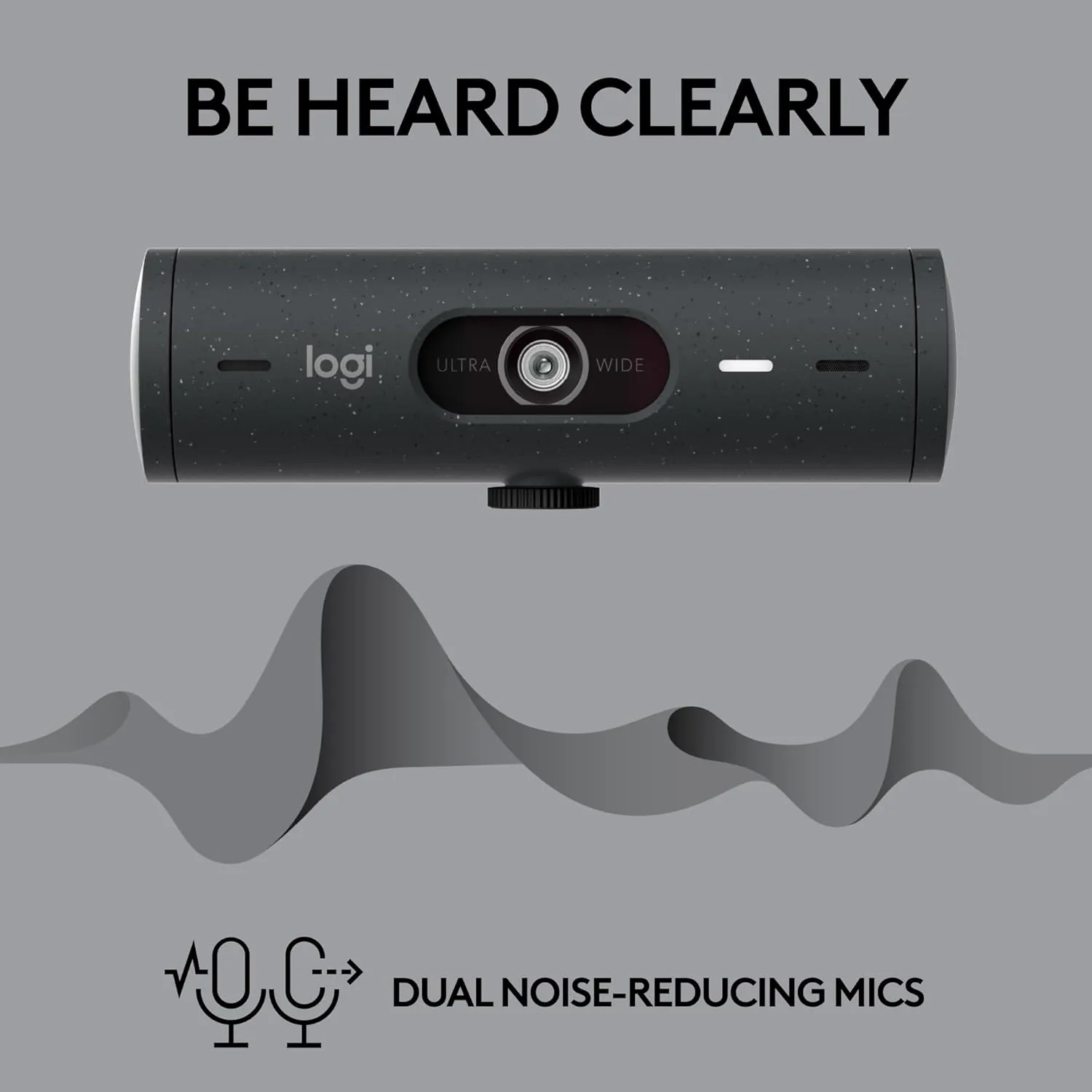 Logitech Brio 505 Full HD Webcam, Auto Light Correction, Privacy Shutter