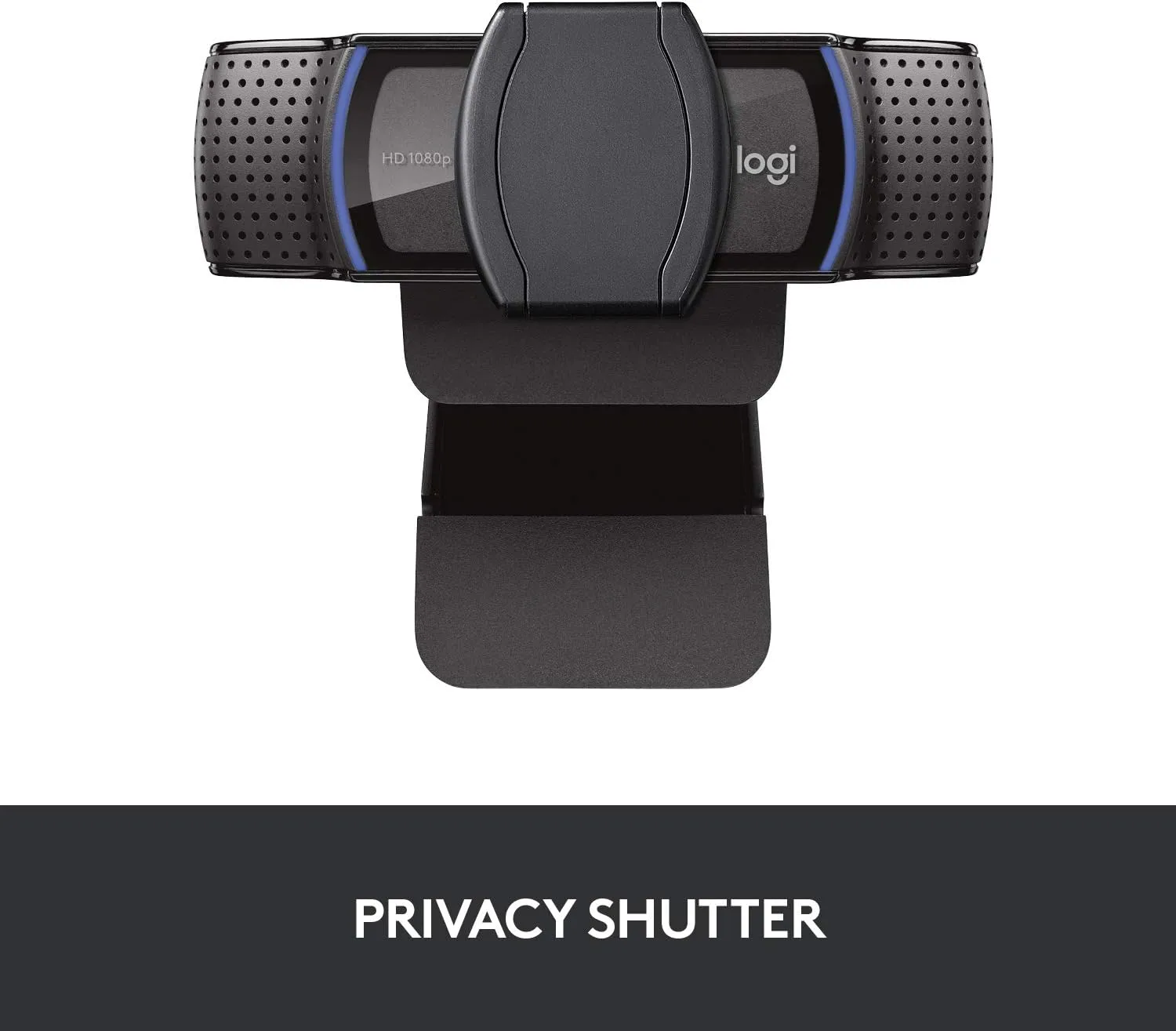Logitech C920S HD Pro Webcam, Full HD 1080p/30fps Video Calling, Clear Stereo Audio, Light Correction, Privacy Shutter