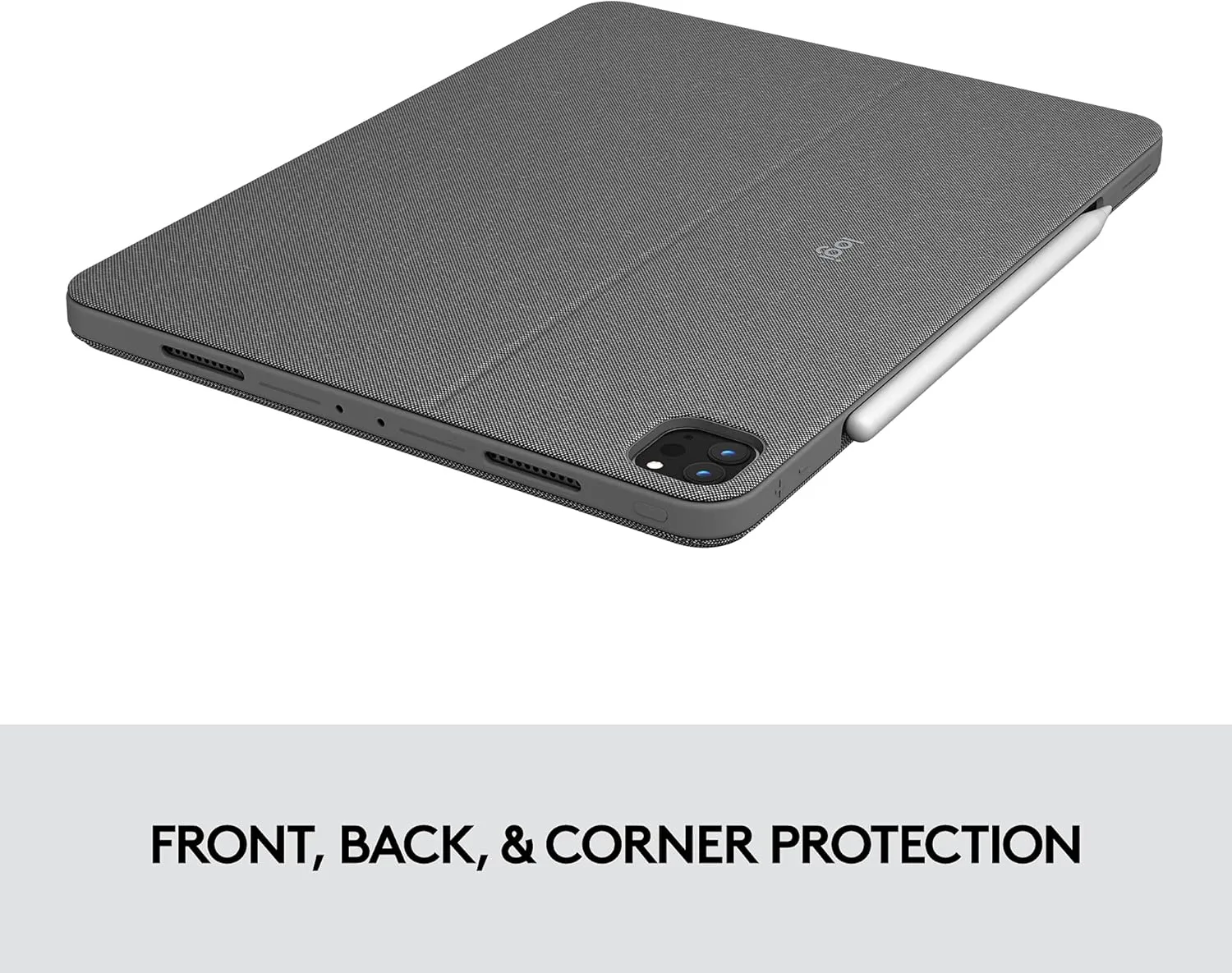 Logitech Combo Touch iPad Pro 12.9-inch Keyboard Case - Oxford Gray