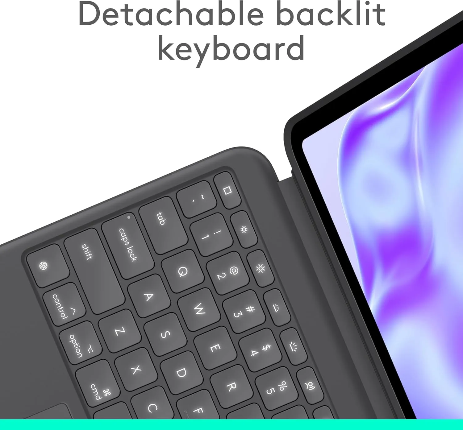 Logitech Combo Touch iPad Pro 13-inch (M4) Keyboard Case - Graphite