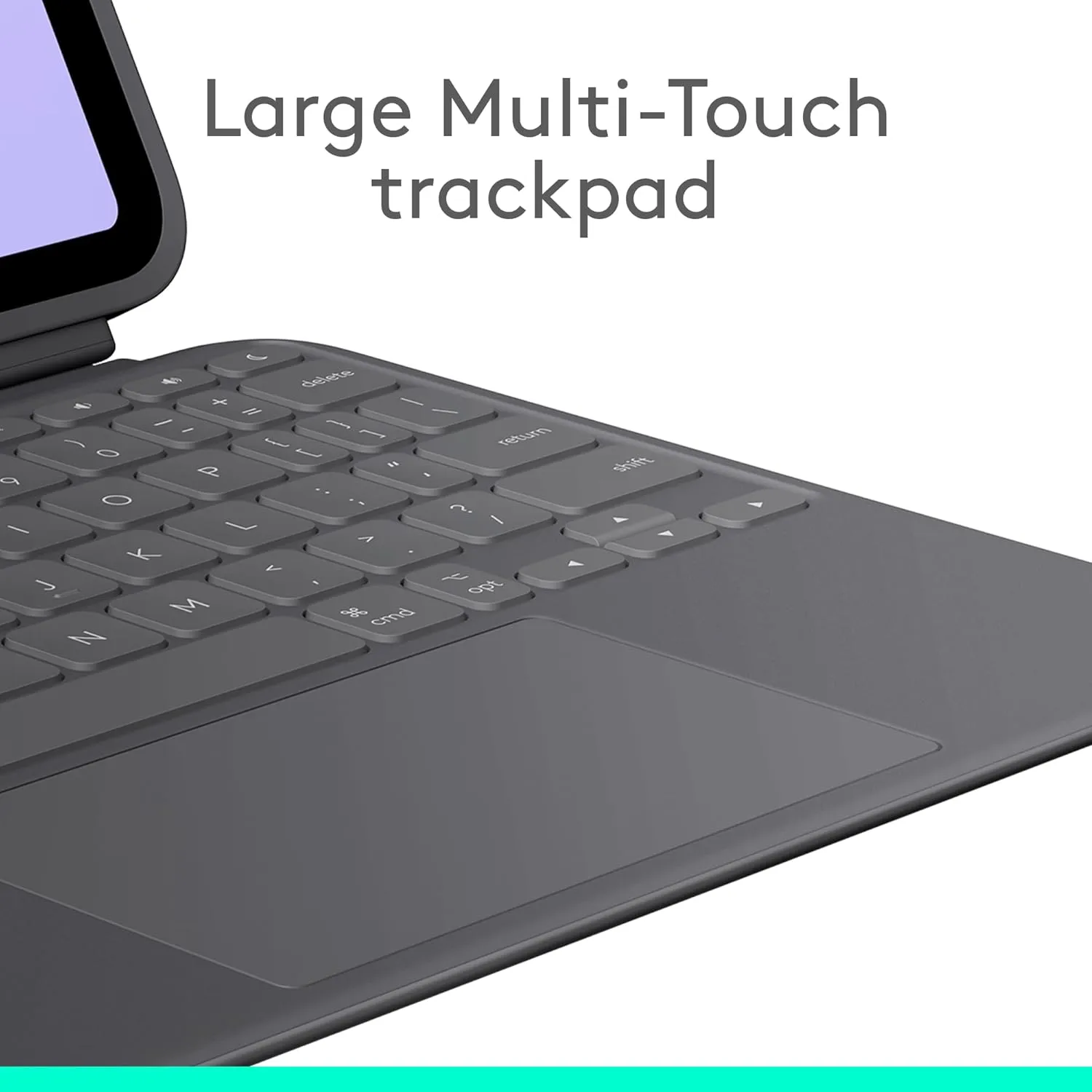 Logitech Combo Touch iPad Pro 11-inch (M4)(2024) Keyboard Case - Detachable Backlit Keyboard with Kickstand, Comfortable Typing, Multi-use Mode - Graphite