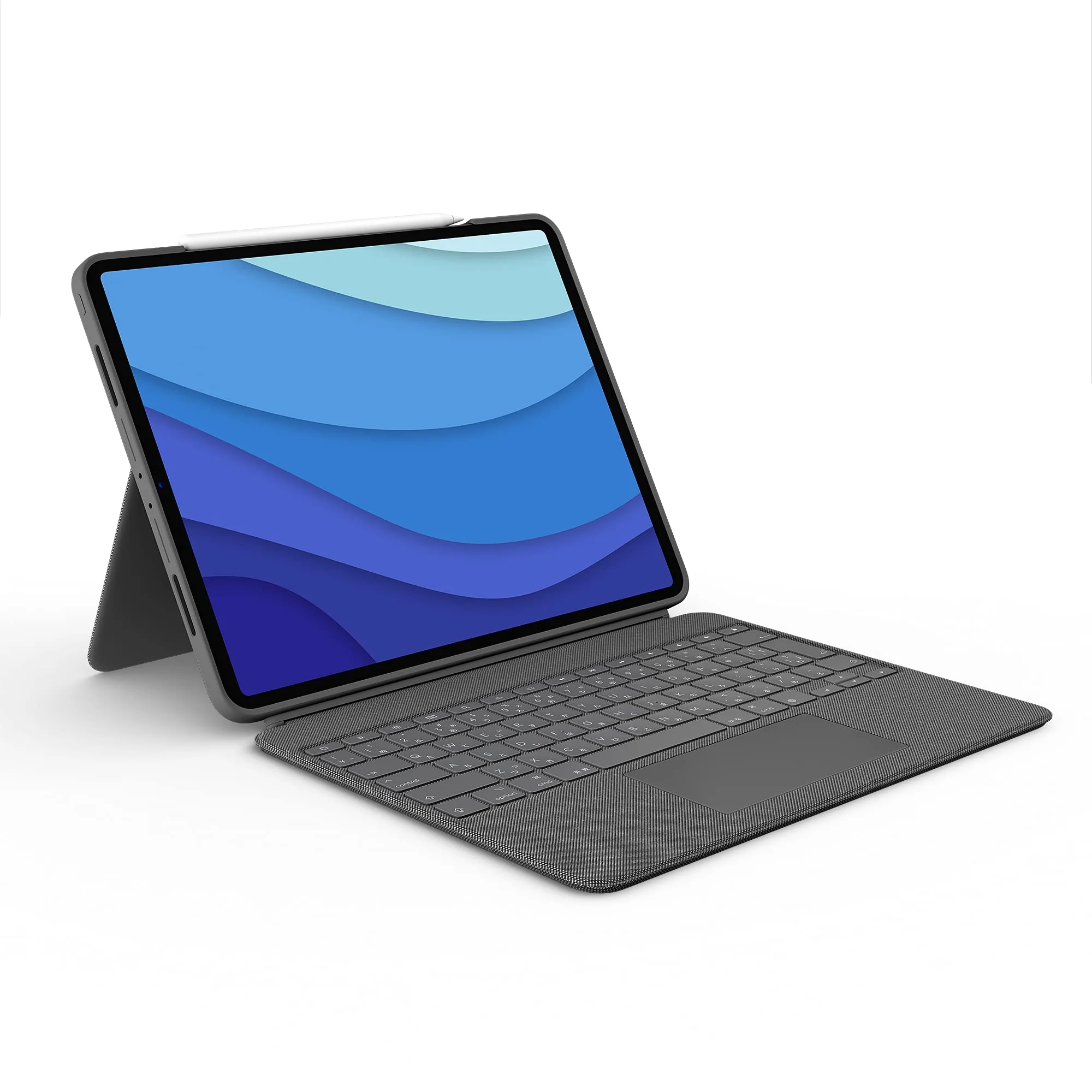 Logitech Combo Touch iPad Pro 12.9-inch Keyboard Case - Oxford Gray