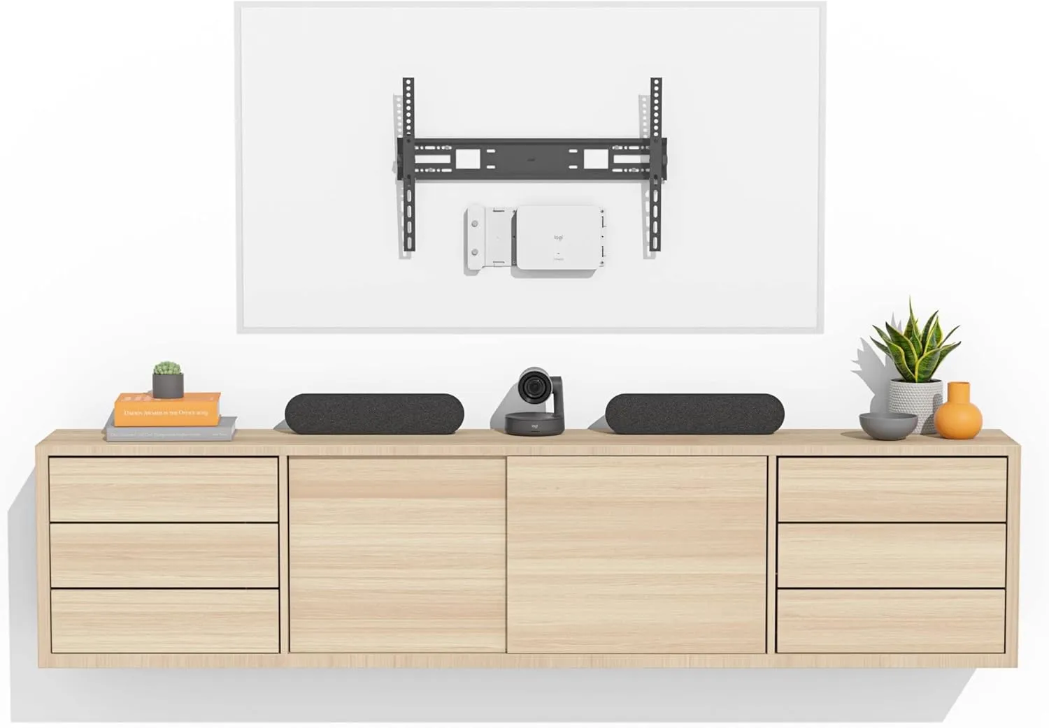 Logitech Mounting Bracket for Video Conferencing System, Computer, Mini PC