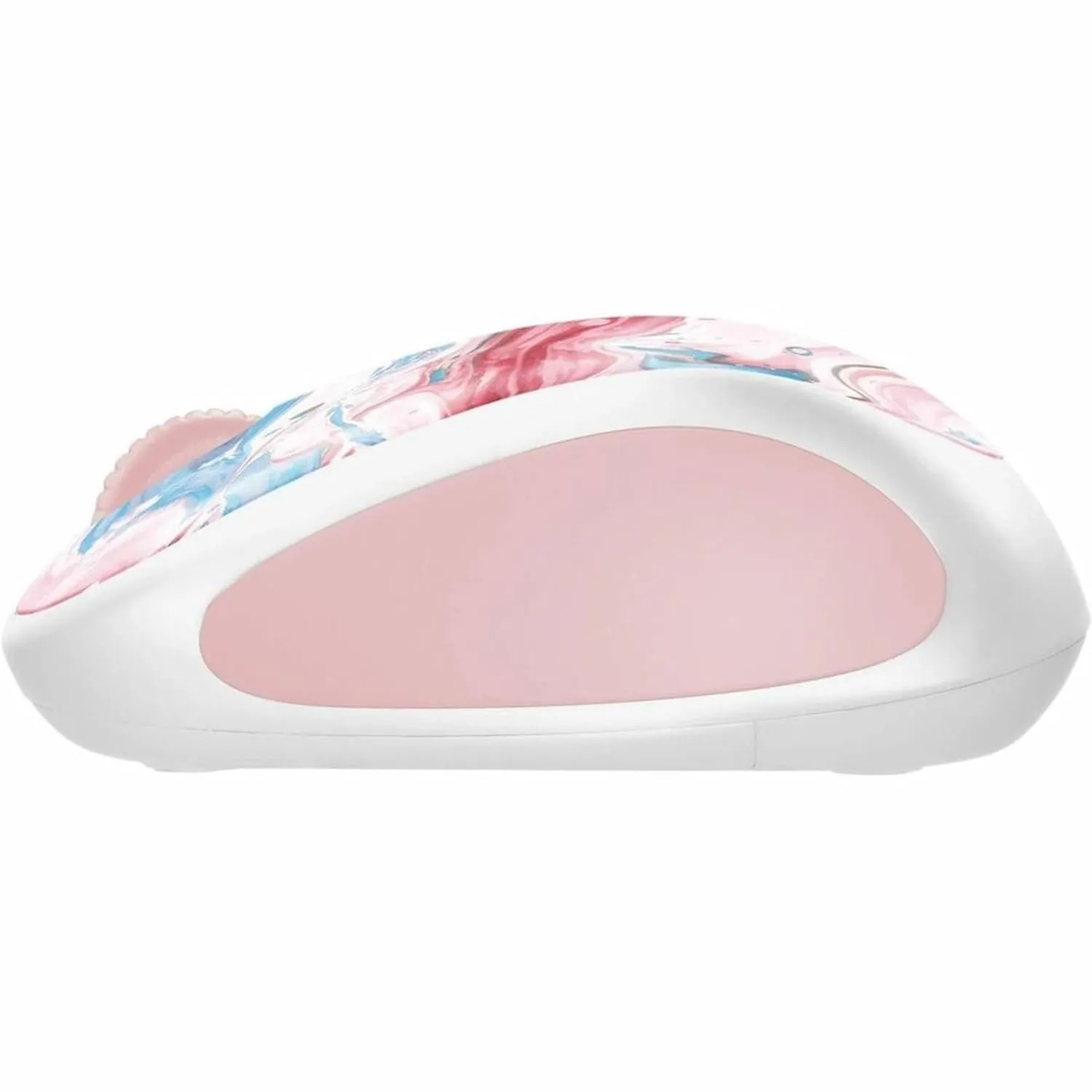 Logitech 910007055 Design Collection Limited Edition Wireless 3-Button Ambidextrous Mouse with Colorful Designs - Cotton Candy