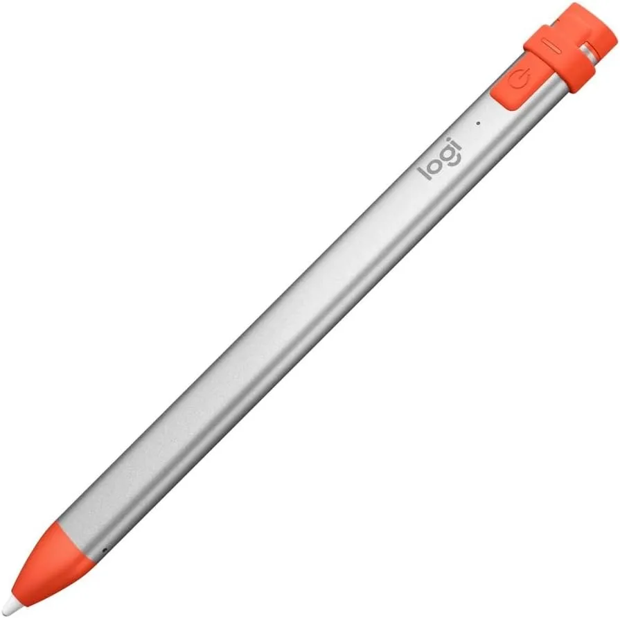 Logitech Crayon Stylus, Gray, 6.77 x 0.37 x 1.5 inches