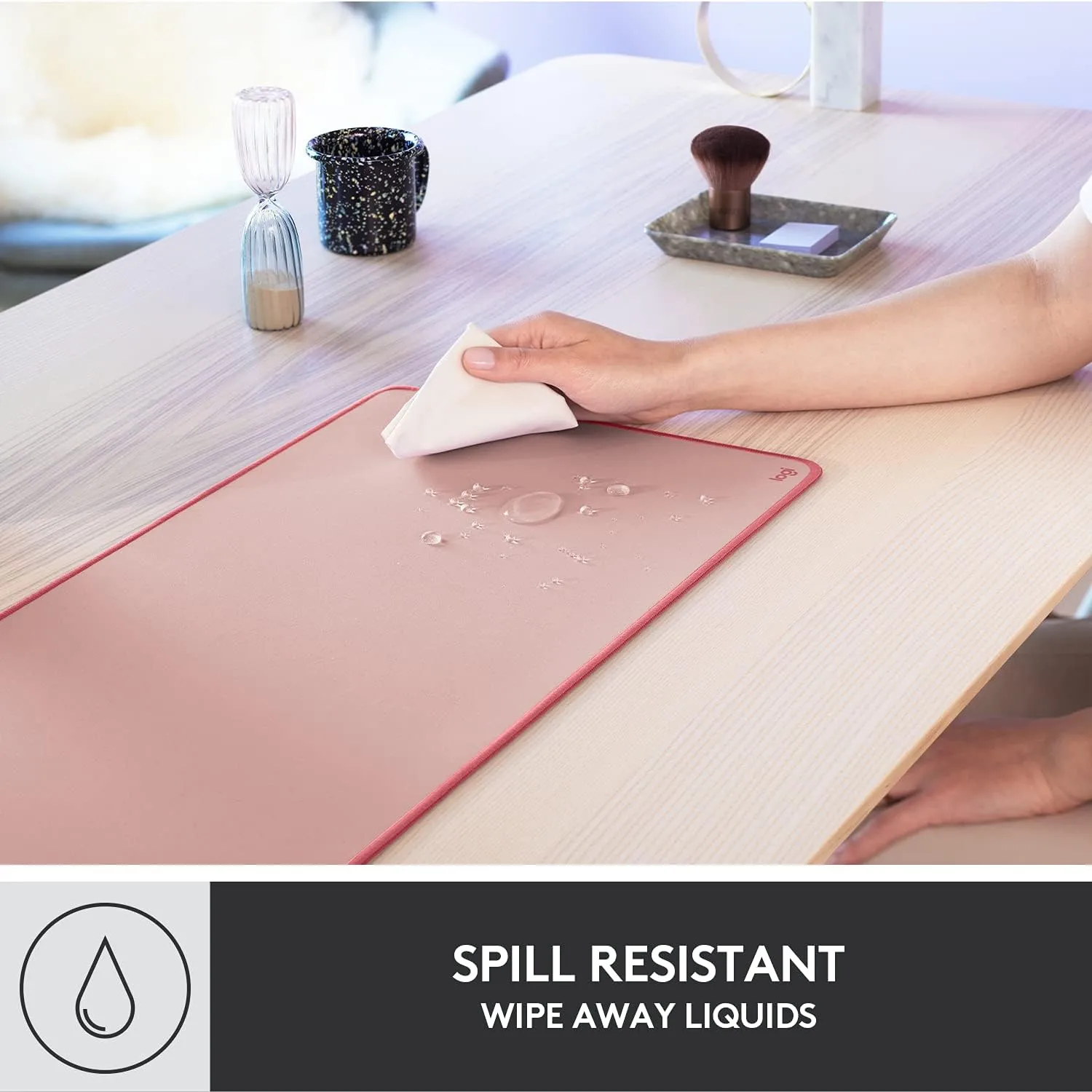 Logitech Desk Mat - Studio Series, Extended Multifunctional Desk Pad