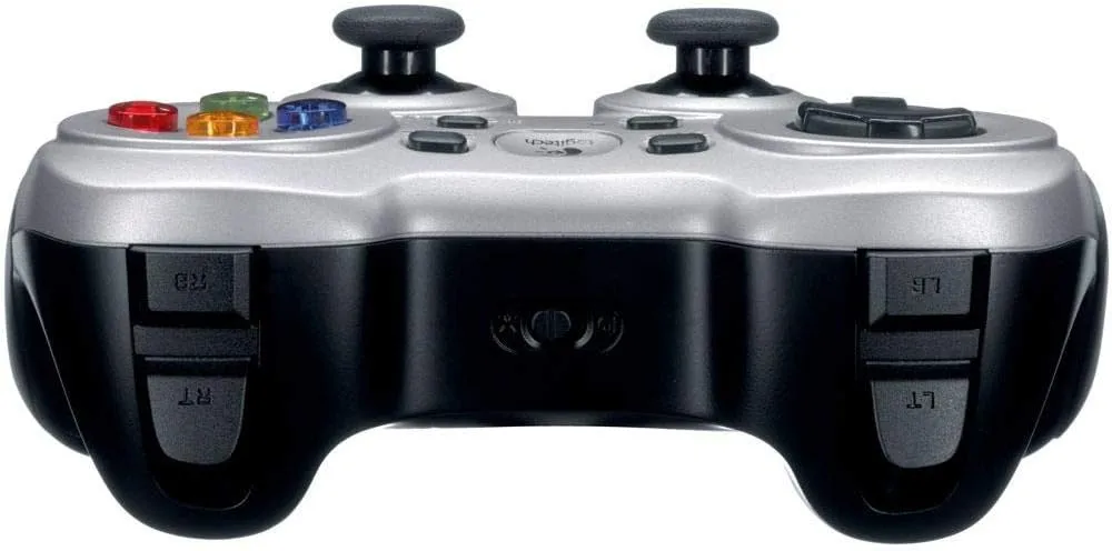 Logitech F710 Wireless Gamepad Controller, 2.4 GHz USB, Dual Vibration, Silver/Black