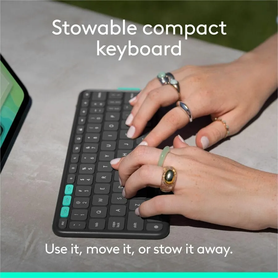 Logitech Flip Folio Keyboard Case for iPad Pro & Air 11-inch - Graphite