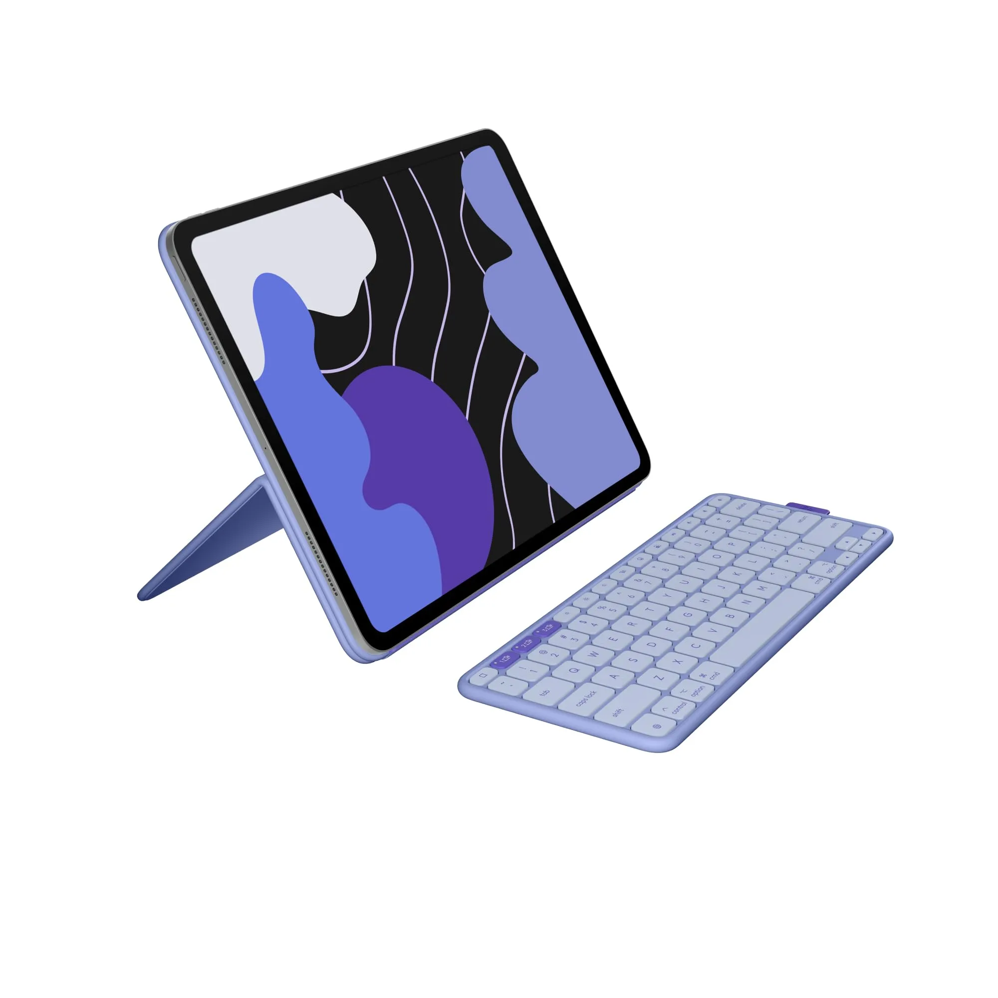 Logitech Flip Folio Keyboard Case for iPad Pro & iPad Air 13-inch - Lilac