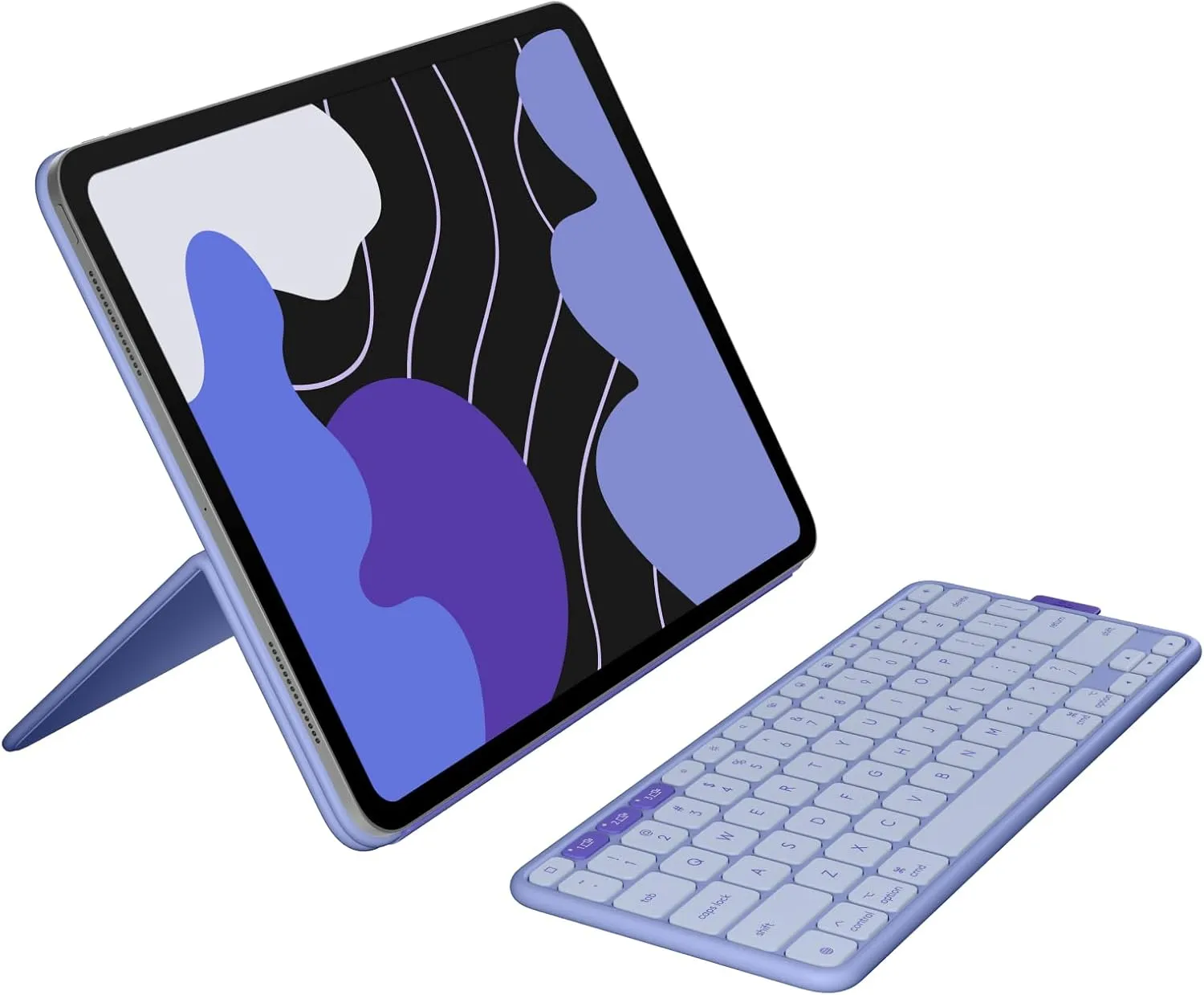 Logitech Flip Folio Keyboard Case for iPad Pro & iPad Air 13-inch - Lilac