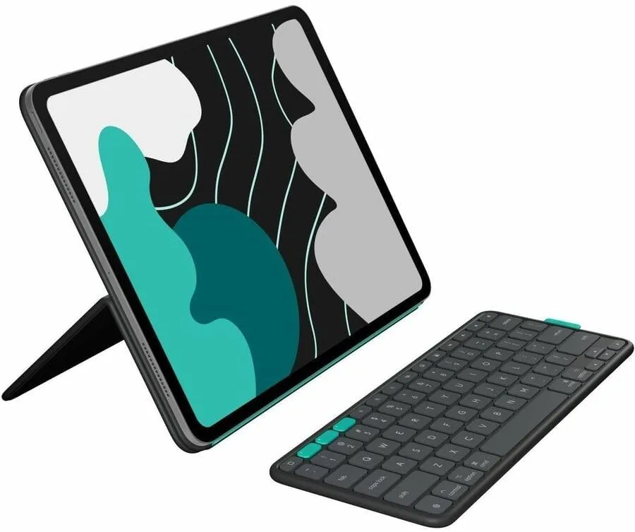 Logitech Flip Folio, Keyboard Case for iPad Pro 13-inch (M4 & M5) & iPad Air 13-inch (M2 & M3) (2024, 2025), Graphite