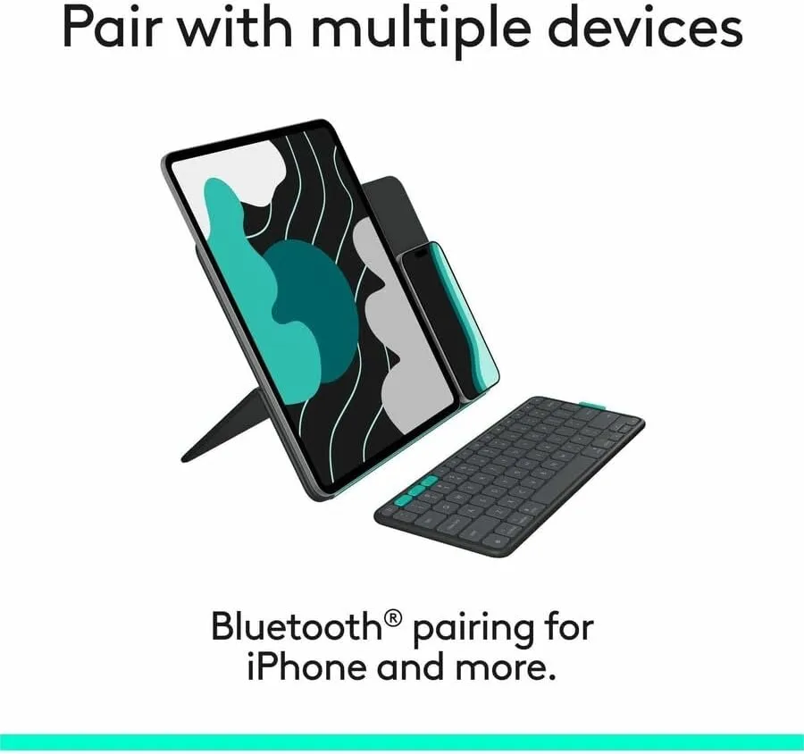 Logitech Flip Folio, Keyboard Case for iPad Pro 13-inch (M4 & M5) & iPad Air 13-inch (M2 & M3) (2024, 2025), Graphite