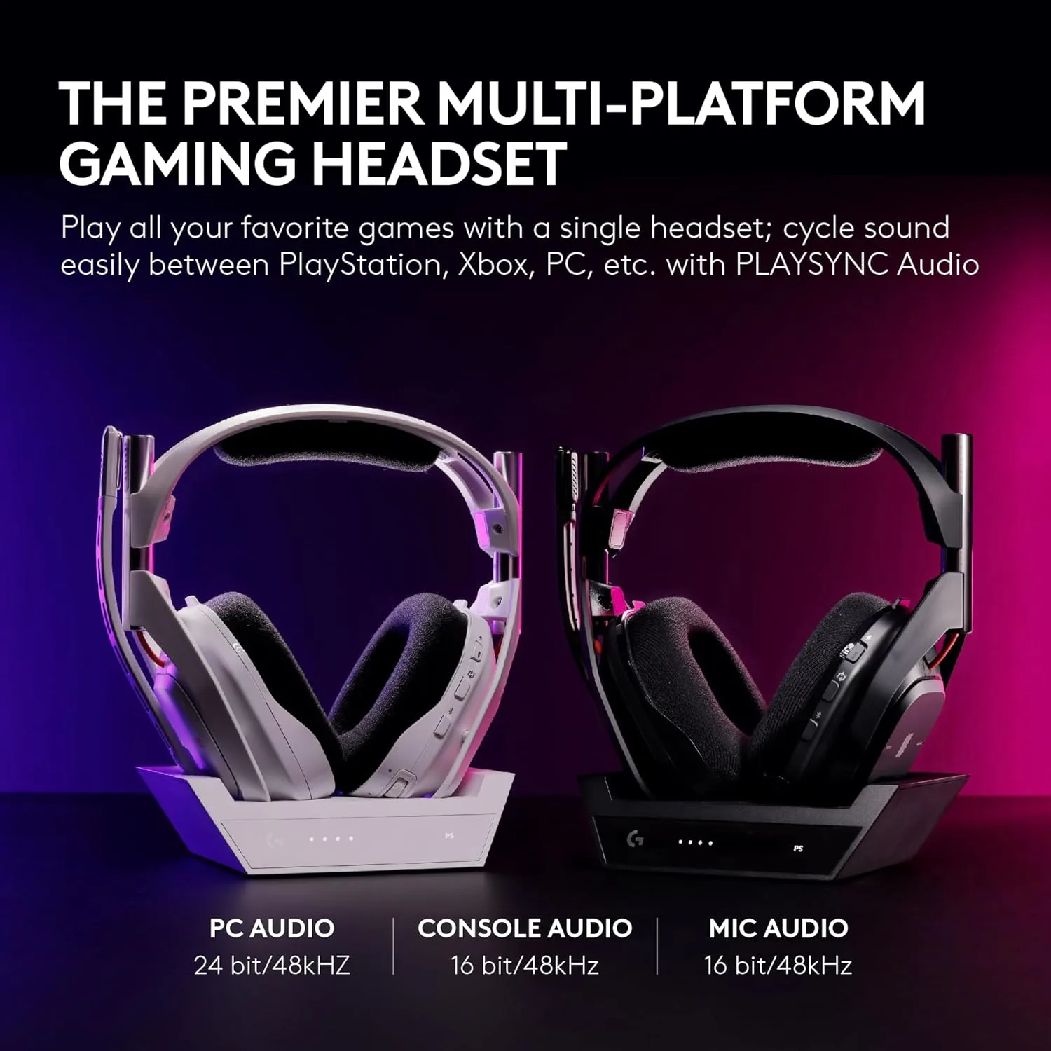 LOGITECH G A50 LIGHTSPEED Wireless Gaming Headset + Base Station