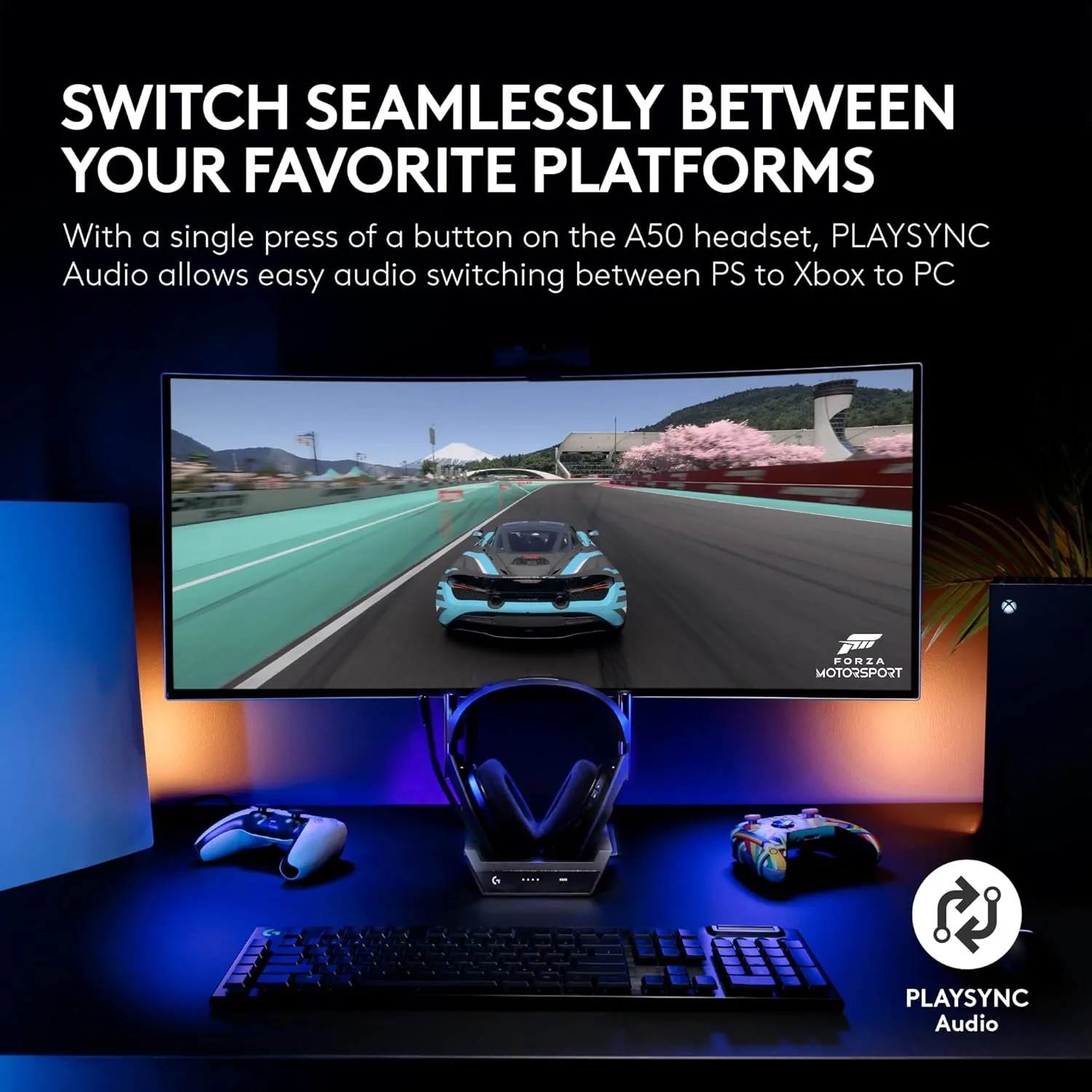 LOGITECH G A50 LIGHTSPEED Wireless Gaming Headset + Base Station