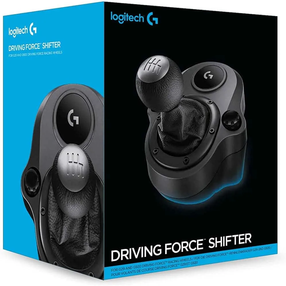 Logitech G Driving Force Shifter – Compatible with G29, G920 & G923 Racing Wheels for-PlayStation 5, Playstation 4, Xbox-Series X|S, Xbox-One, and-PC