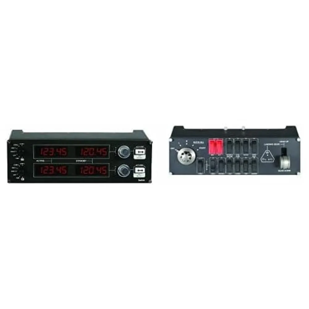 Logitech G Pro Flight Radio & Switch Panel Bundle