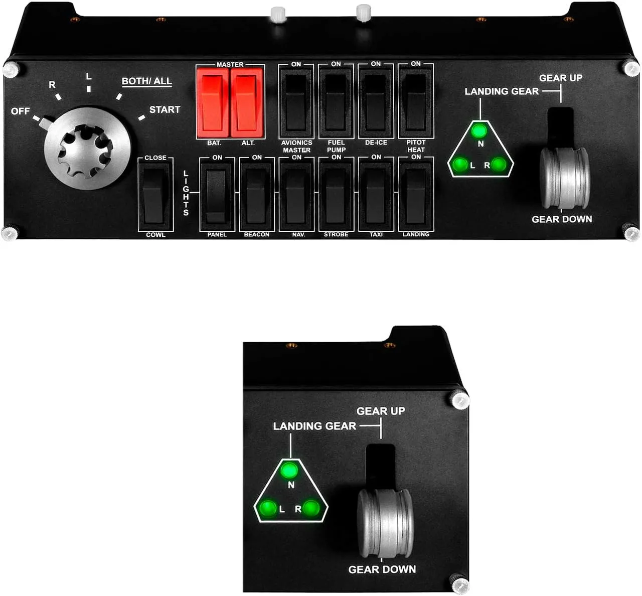Logitech G Pro Flight Radio & Switch Panel Bundle