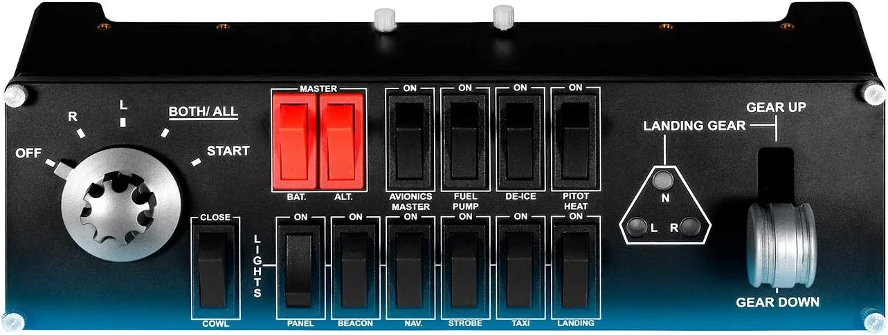 Logitech G Pro Flight Radio & Switch Panel Bundle