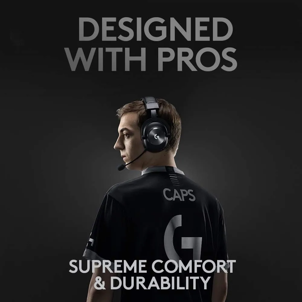 Logitech G PRO X Wireless LIGHTSPEED Gaming Headset with Blue VO!CE Mic — Black