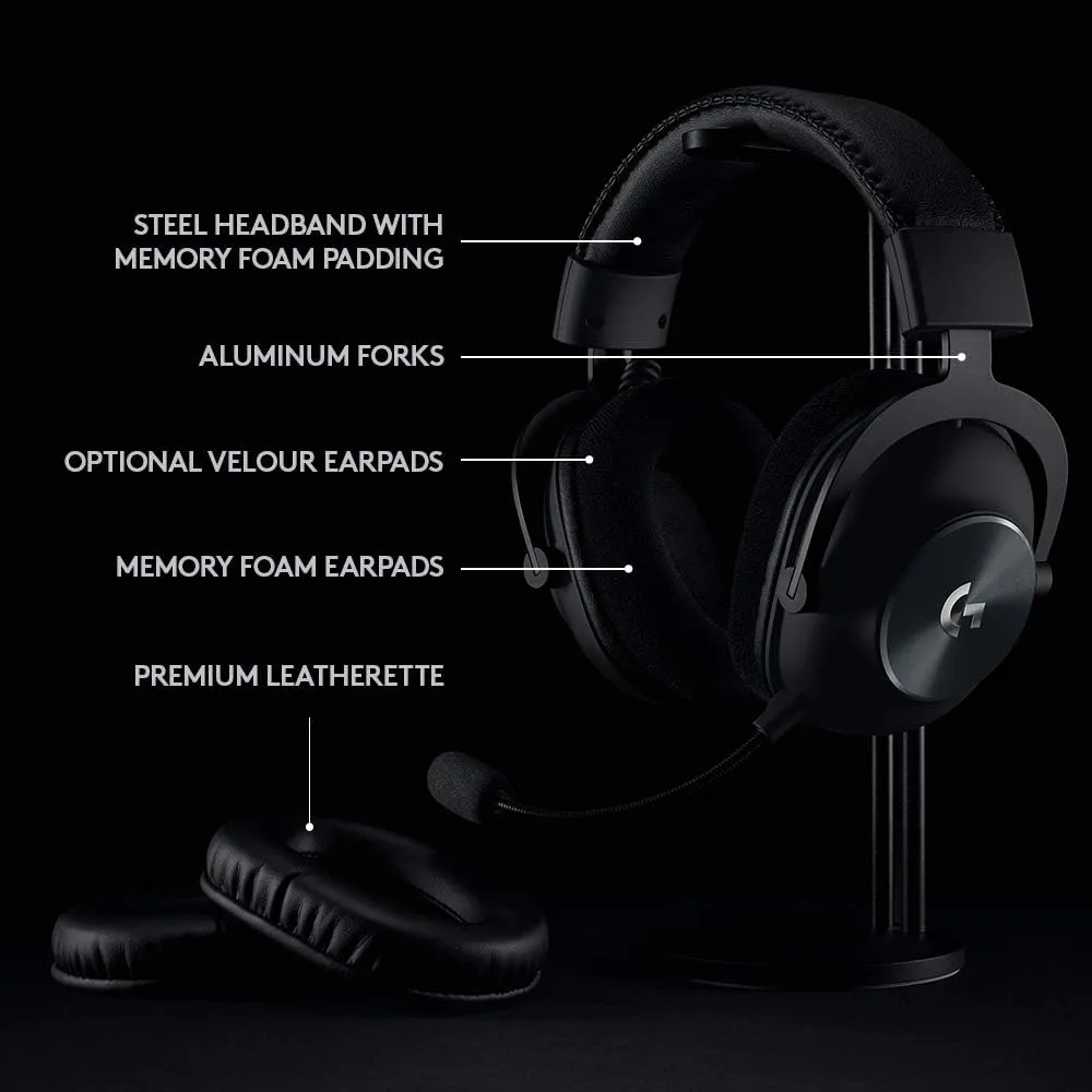 Logitech G PRO X Wireless LIGHTSPEED Gaming Headset with Blue VO!CE Mic — Black