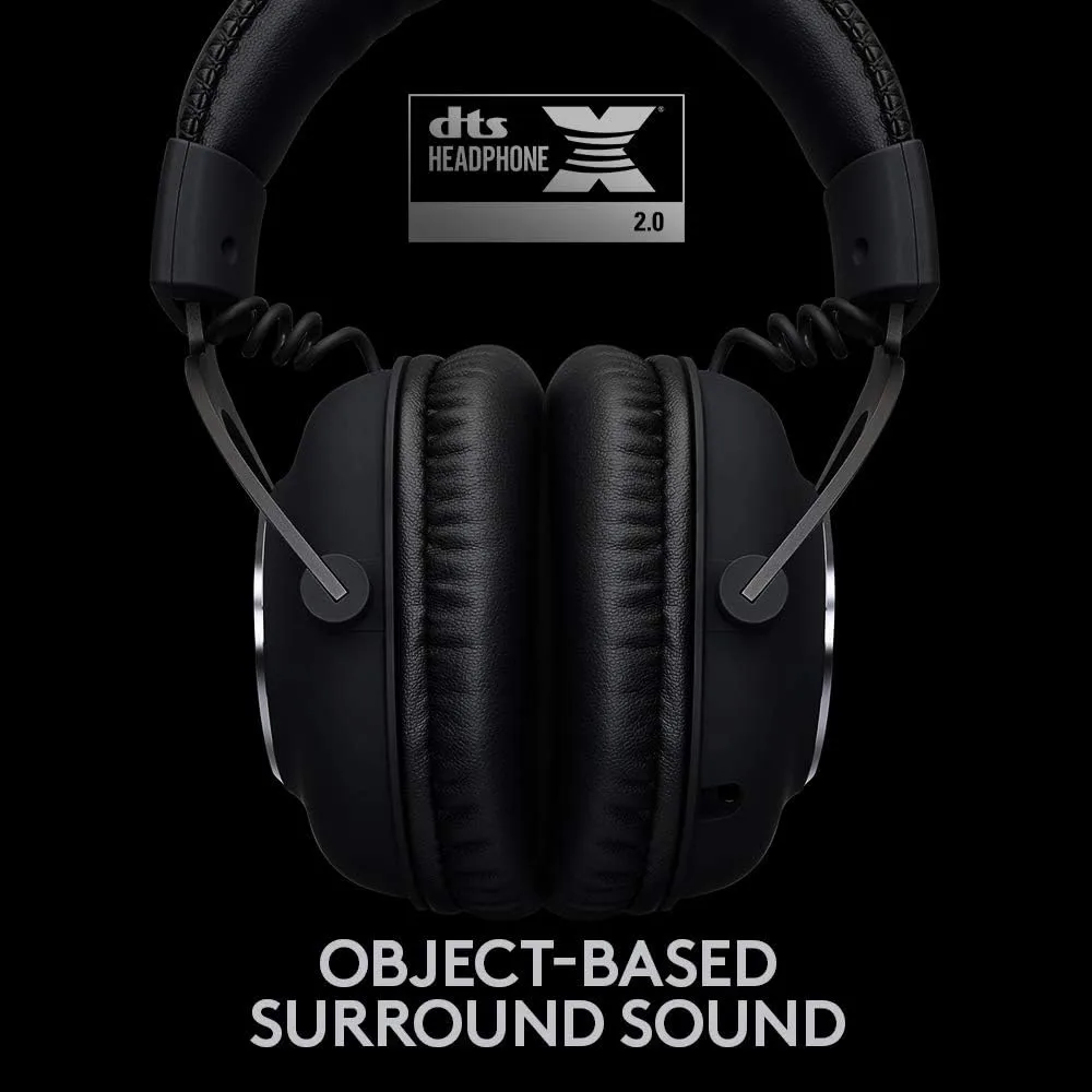 Logitech G PRO X Wireless LIGHTSPEED Gaming Headset with Blue VO!CE Mic — Black
