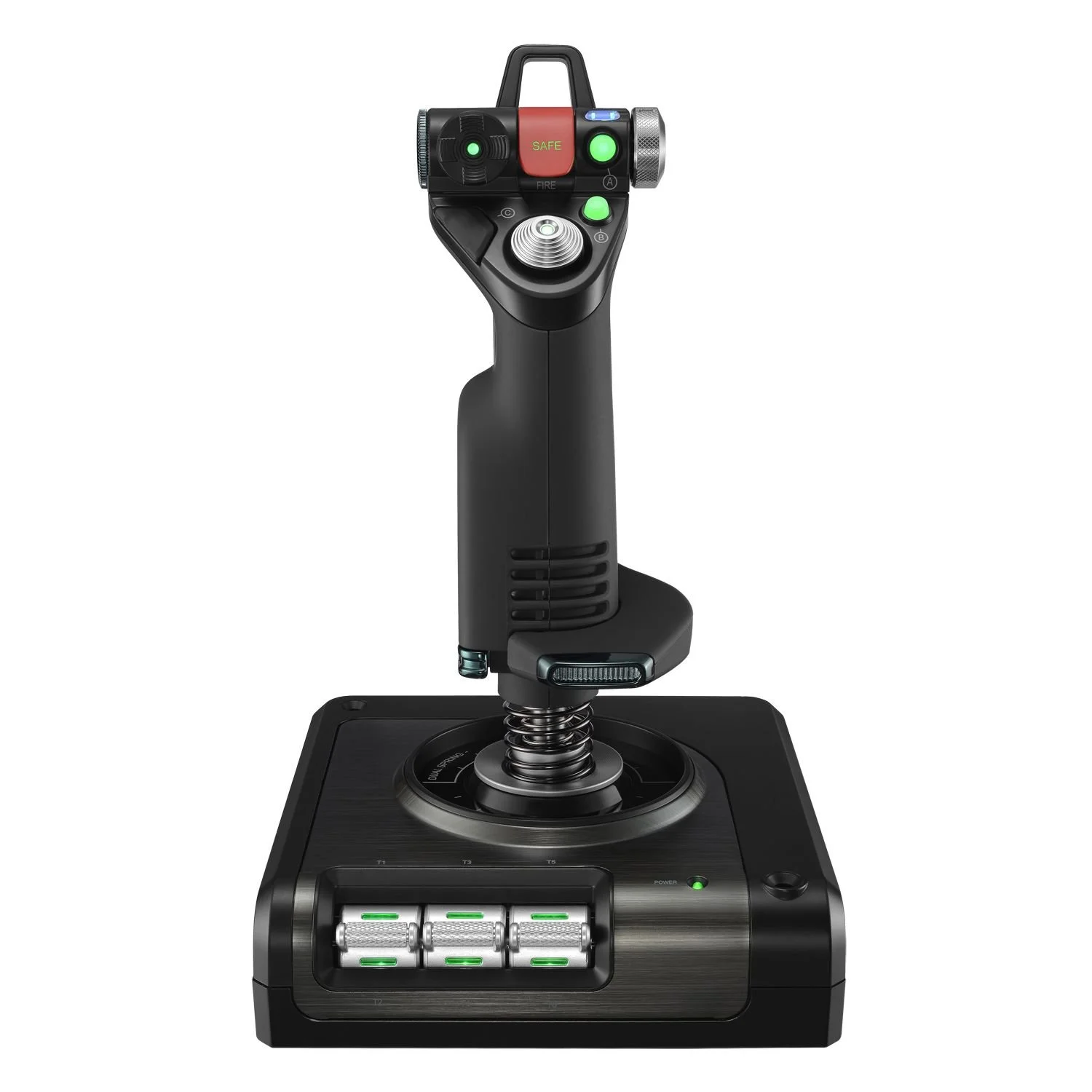 Logitech G Saitek X52 Pro Flight Control System, Controller and Joystick Simulator, LCD Display