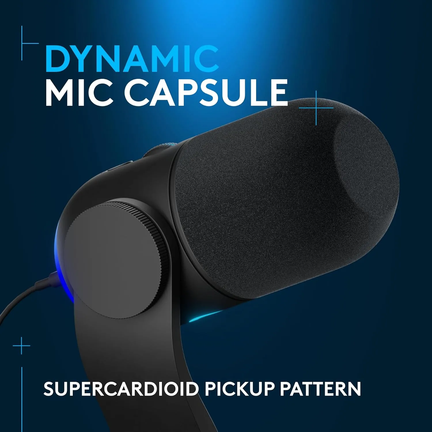 Logitech G Yeti GX Dynamic RGB Gaming Microphone with LIGHTSYNC