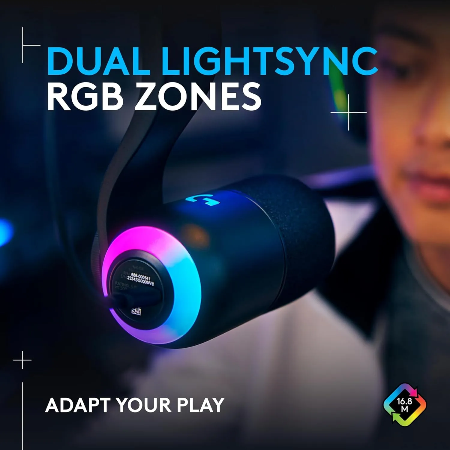 Logitech G Yeti GX Dynamic RGB Gaming Microphone with LIGHTSYNC