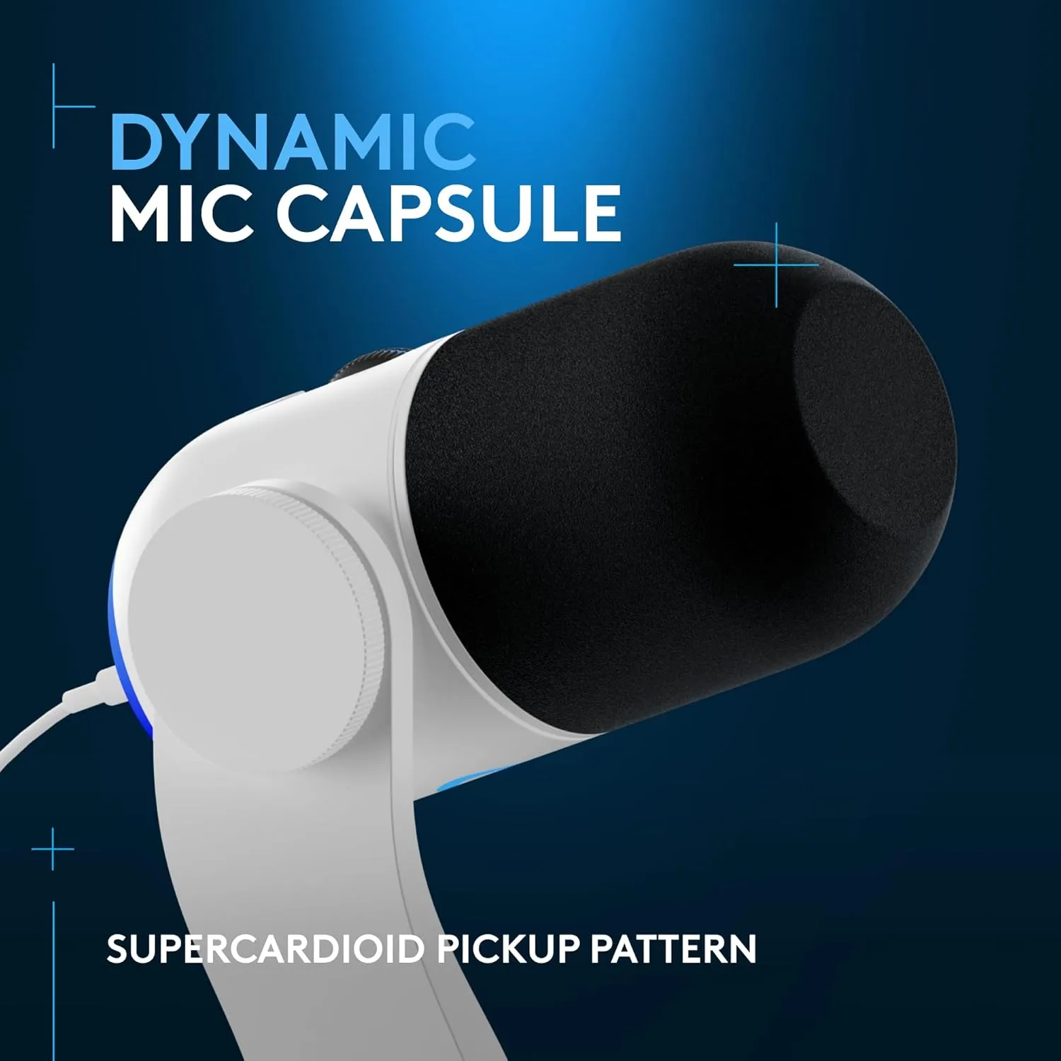 Logitech G Yeti GX Dynamic RGB Gaming Microphone with LIGHTSYNC
