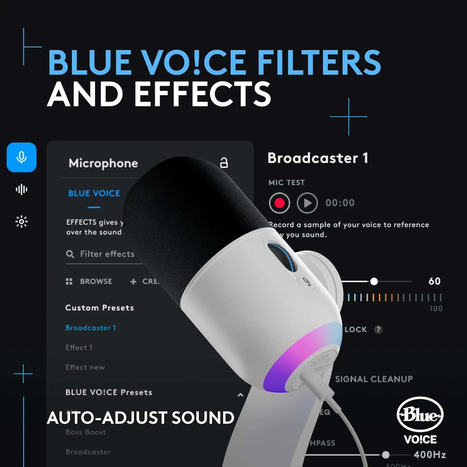 Logitech G Yeti GX Dynamic RGB Gaming Microphone with LIGHTSYNC