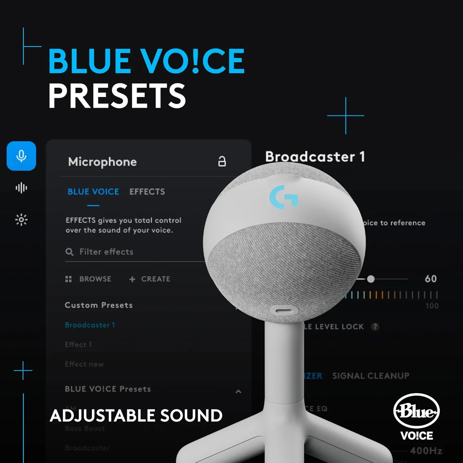Logitech G Yeti Orb Condenser RGB Gaming Microphone with LIGHTSYNC, USB Mic for Streaming, Cardioid for PC/Mac