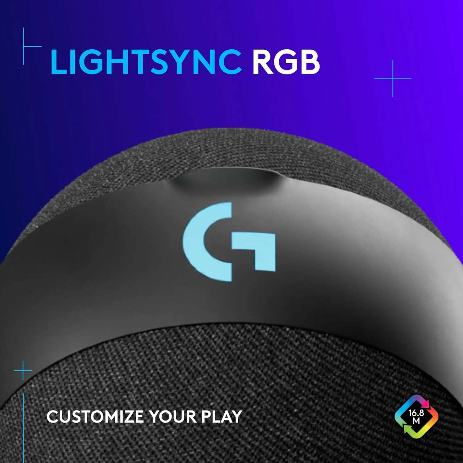 Logitech G Yeti Orb Condenser RGB Gaming Microphone with LIGHTSYNC, USB Mic for Streaming, Cardioid for PC/Mac